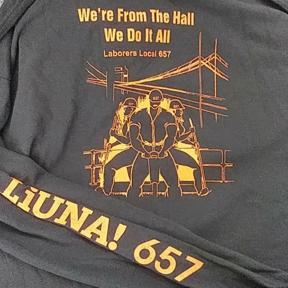 Black‎ Laborers Local 657 Long Sleeve T-shirt